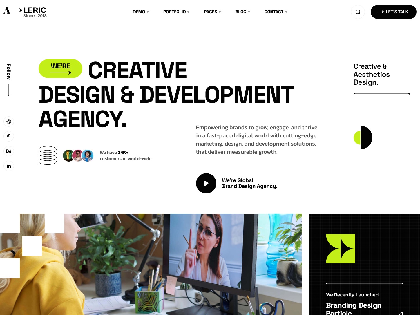 Homepage of the Aleric concept build
